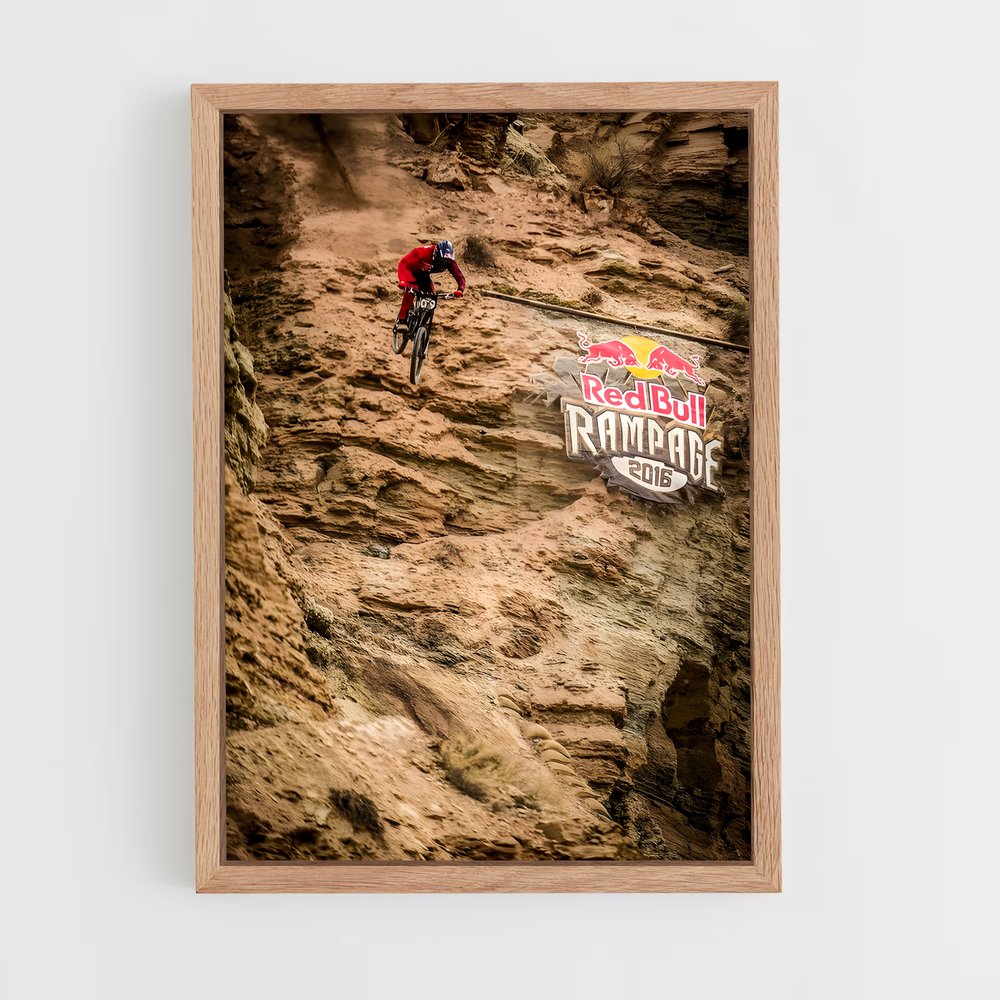 Poster La Descente Épique – affiche Cyclisme (vue 4)